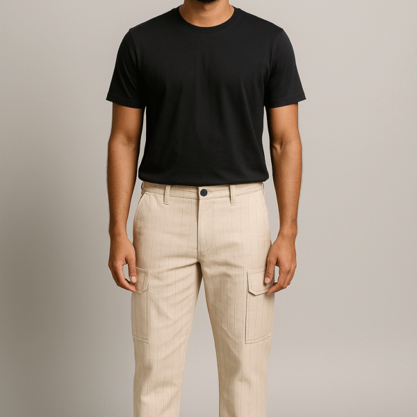 Lined pattern Cargos @Buy 1 Get 1